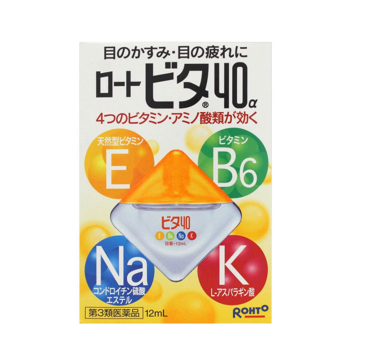 Rohto eye drops with vitamins 目薬 ロートビタ40a