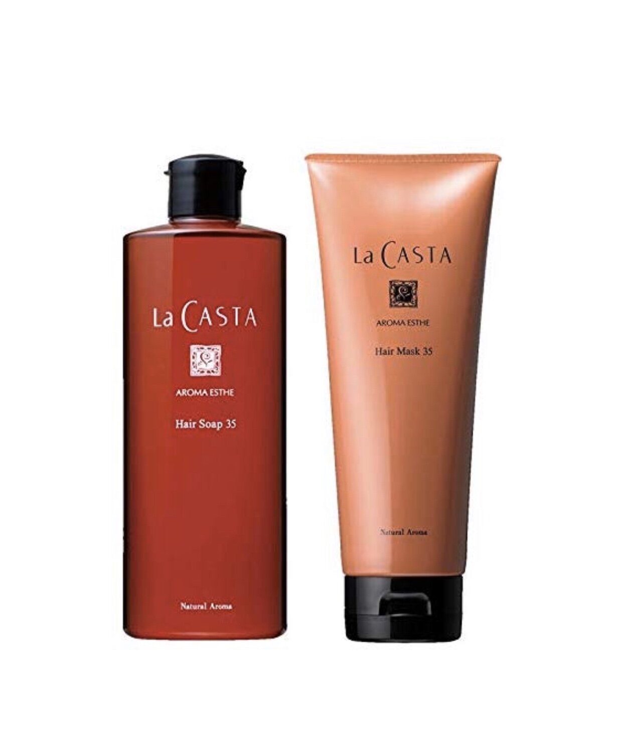 La Casta set for dry scalp and damaged dry hair ラ・カスタセット　赤い色　35